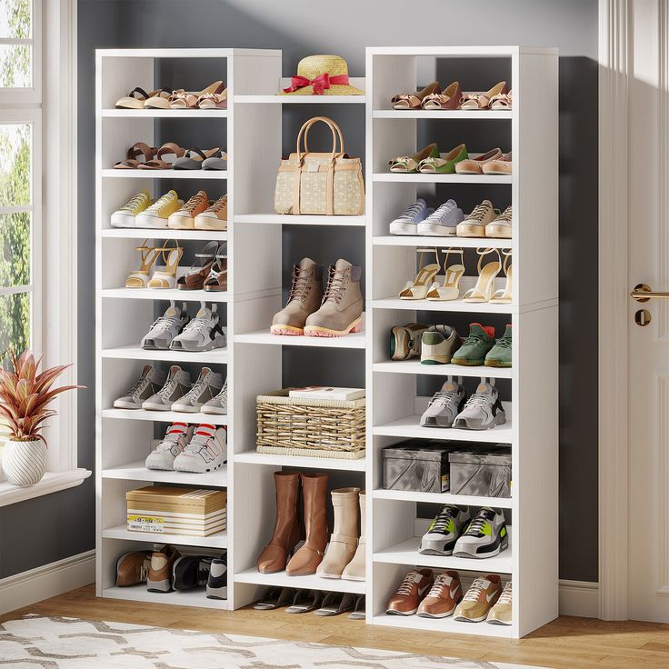 Wooden Shoe Rack